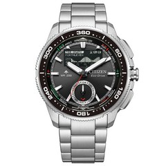 CITIZEN Promaster Marine Wave Tracker JV3001-53E Black Dial Chronograph Watch