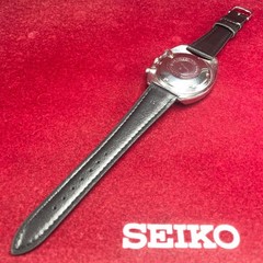 Seiko 5 Speedtimer Pepsi Automatic Watch Black Vintage 1970s Japan 0712669