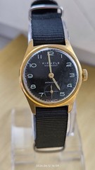 VINTAGE KIENZLE MARKANT ANTIMAGNETIC GERMAN MEN’S WRIST Watch Black Dial