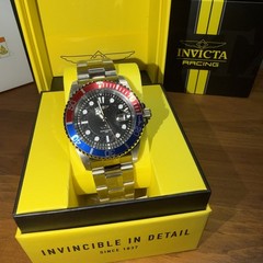 Invicta Pro Diver Pepsi Bezel Men’s Watch 42mm Black Dial Steel 50832