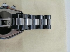 CHANEL Super Leggera H1624 Steel Chronograph Quartz Watch Silver Auth Japan