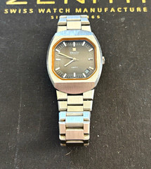 Zenith Defy / Surf Automatic Vintage 1970s Gray