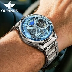 Automatic Mechanical Watch Waterproof Luxury Dial Men’s Men Strap