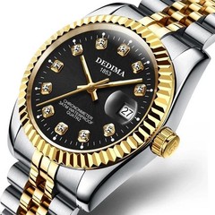 DEDIMA 1853 Mens Luxury Watch Quartz Water Resistant Wrist Watch Mens Fashion