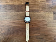Fossil Sport 54 Black 1/10 Sec Chronograph 42mm Watch Leather CH3050 New Battery