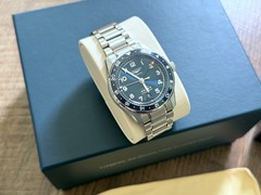 Longines Spirit Zulu Time 42mm Blue Dial GMT Steel Men’s Watch L38124936