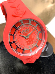 Versus by Versace Women’s Watch VSP1R2821 Fire Quartz Red Rubber Band 39mm