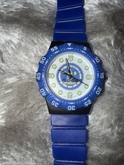 LA Gear Los Angeles Glow In The Dark Blue Watch With New Battery