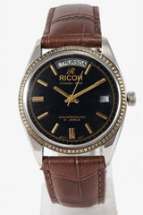 Vintage Ricoh Dynamic Wide Automatic Day-Date 21 Jewels Watch