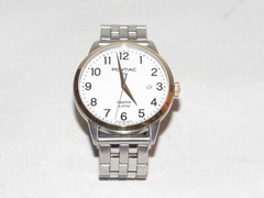 10J1 Man Watch Waterproof 50 M Pontiac 1931 Movement Swiss Dial Bicolour