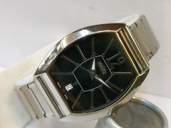 ROAMER QUARTZ BLACK DIAL 600933 SWISS MEN’S WORKING CONDITION