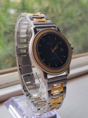 BOCCIA TITANIUM WITH TWO-TONE “H-links” SS CUSTOM BRACELET MENS WATCH