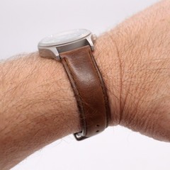 Eddie Bauer Light Up Field Men’s Watch Perforated Dial Leather 1215 42102