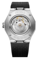 Baume & Mercier Riviera Automatic Steel & Black ADLC Rubber Mens Watch M0A10763