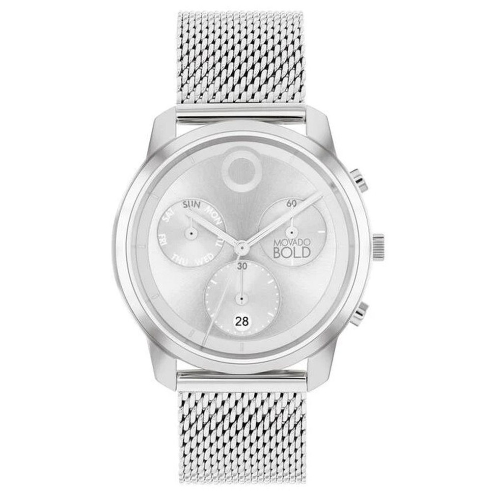 Movado 3601024 Men’s Bold Trend Element Silver-Tone Dial Quartz Watch