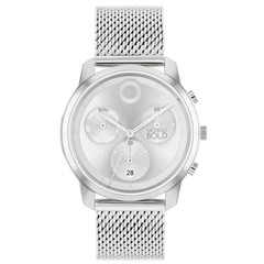 Movado 3601024 Men’s Bold Trend Element Silver-Tone Dial Quartz Watch