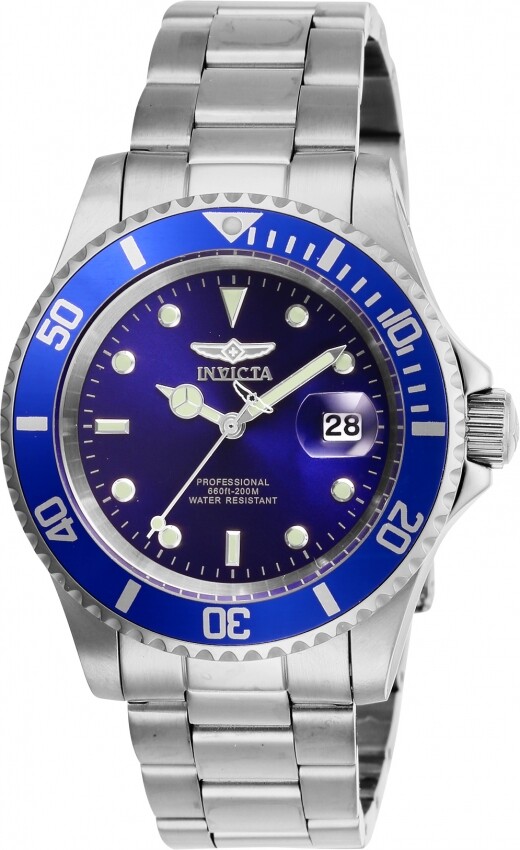Invicta Men’s Pro Diver Quartz 3 Hand Blue Dial Watch 26971