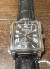Chenxi 079A Men’s Square Quartz Watch Black Leather Strap Japanese Movement