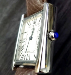 Pierre Lucerne 1888 Vintage Style Swiss Inspired Mens Tank Dress Watch Brw Strap