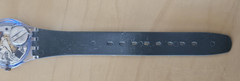 SWATCH WATCH LK106 BLUE BAY LADIES SWATCH ORIGINAL 1987 RARE W/ Case & Manual