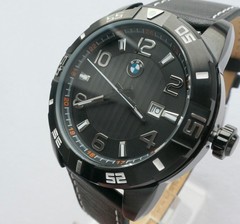 BMW Classic Collection Driver Pilot Design Sport Car Accessory Swiss Movt Watch