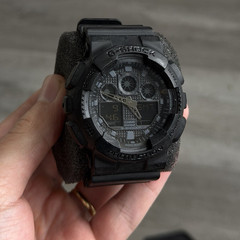 G-SHOCK Black Analog-Digital Quartz Resin Watch 200m WR Date w/ Tin Box