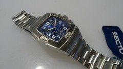 SECTOR 230 BLUE DIAL MINERAL GLASS CHRONOGRAPH 100MT Quartz – NEW –