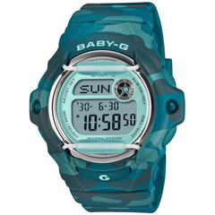 CASIO Baby-G BG-169CM-2JF COLOR CAMOUFLAGE Blue Green Digital Watch 42.6mm