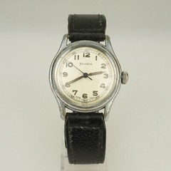 Antique HELVETIA Military Wrist Watch Men’s no fusee duplex chronometer repeater