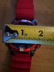 Armitron 40/828 (R) , Red Resin Watch, Water Resistant 330ft See Video Pictures
