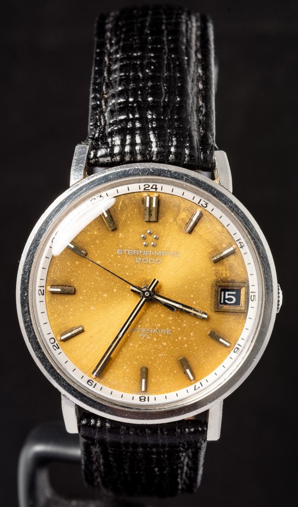 Eterna-Matic 2000 Centenaire 71 Men’s Automatic Vintage Watch — Working