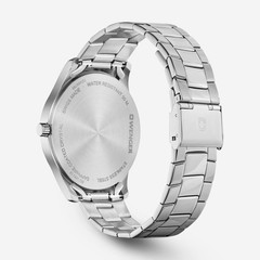 WENGER Swiss Army 01.1441.136 City Classic Silver Dial Watch 42mm MSRP $175