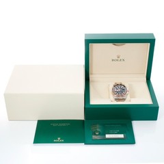 Rolex Gmt-Master II 126711chnr 2021 Rose Gold & Steel Root Beer Watch Full Set