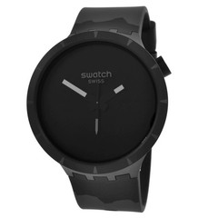 Swatch Unisex Watch Colours Of Nature Big Bold Bioceramic Basalt Strap SB03B110