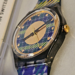 Vintage SWATCH “Tailleur” GM109 RARE 1992 Box Collection Full Set Watch New