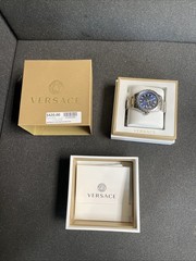 Versace V-Chrono Chronograph Quartz Blue Dial Men’s Watch V11 230014170209