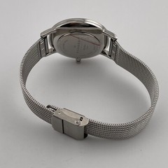 Skagen Womens Watch 32mm Case Gem Set Bezel Quartz Three Handed Analog