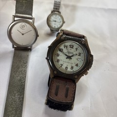 Lot Of Three Watches Cadillac Casio Carriage Timex Men’s Women’s Need Batteries