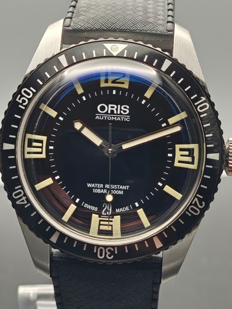 Oris Divers Sixty-Five 40mm Automatic Black Dial Steel Bronze US SELLER