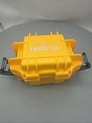 Invicta Racing Gridlock Yellow Dial Men’s Watch 48337 New In hard Case