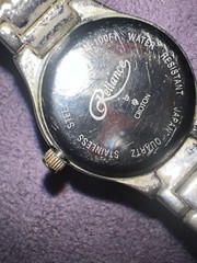 RELIANCE by CROTON GOLD TONE QUARTZ Watch Water Resistant Stainless Steel