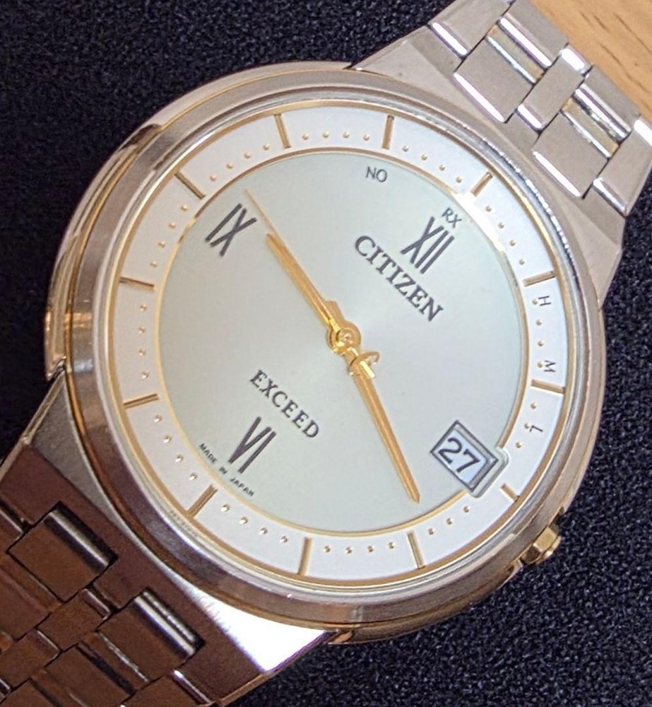 Citizen Exceed H113-T014305 Radio Solar Watch 36.3mm