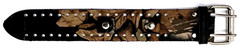 Camo Genuine Leather Double Hole Watch Band Made In USA