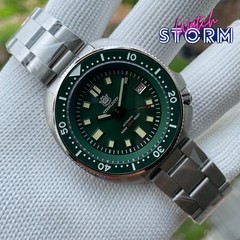 Steeldive SD1970 Hulk Green Captain Willard Turtle 200M Automatic Diving Watch