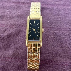 Women’s SEIKO Gold Petite Tank Watch