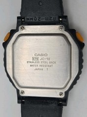 Vtg Casio JC-10 40mm Case Work Out Jog Walk Calorie Digital Watch New Batteries