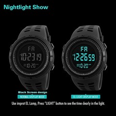 SKMEI Men’s Digital Army Military Sport Quartz Analog Chrono Waterproof Watch US