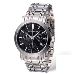 ⭐Burberry BU1366 Gents Silver CHRONOGRAPH⭐