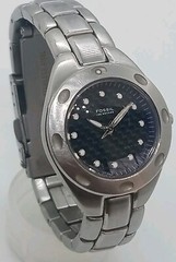 Fossil, PR-5099, Women’s, Silver Color, 29 mm, Rotating Bezel, New Battery, Runs