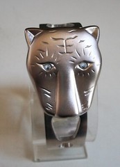 Men’s Silver Finish Biker Style Animal Face Fashion Hip Hop Watch